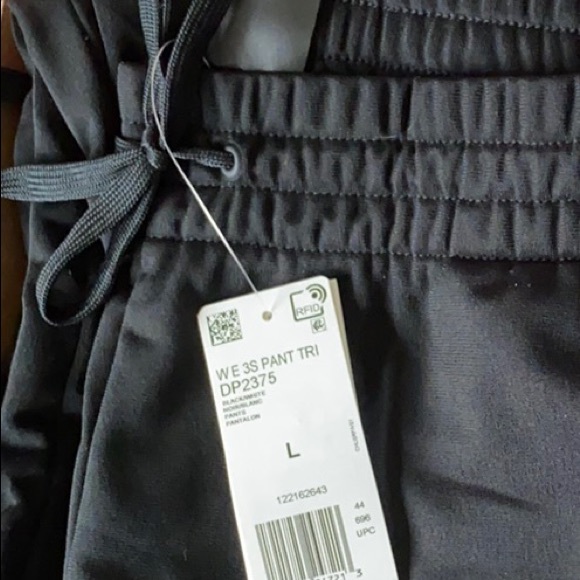 Adidas Black Tricot Warmup Pants - Picture 2 of 3